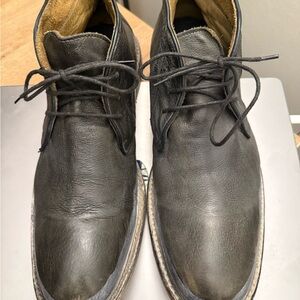 John Varvatos Handmade Black Leather Chukka Boots Men’s 10.5